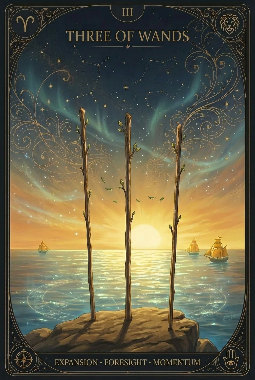 Three of Wands