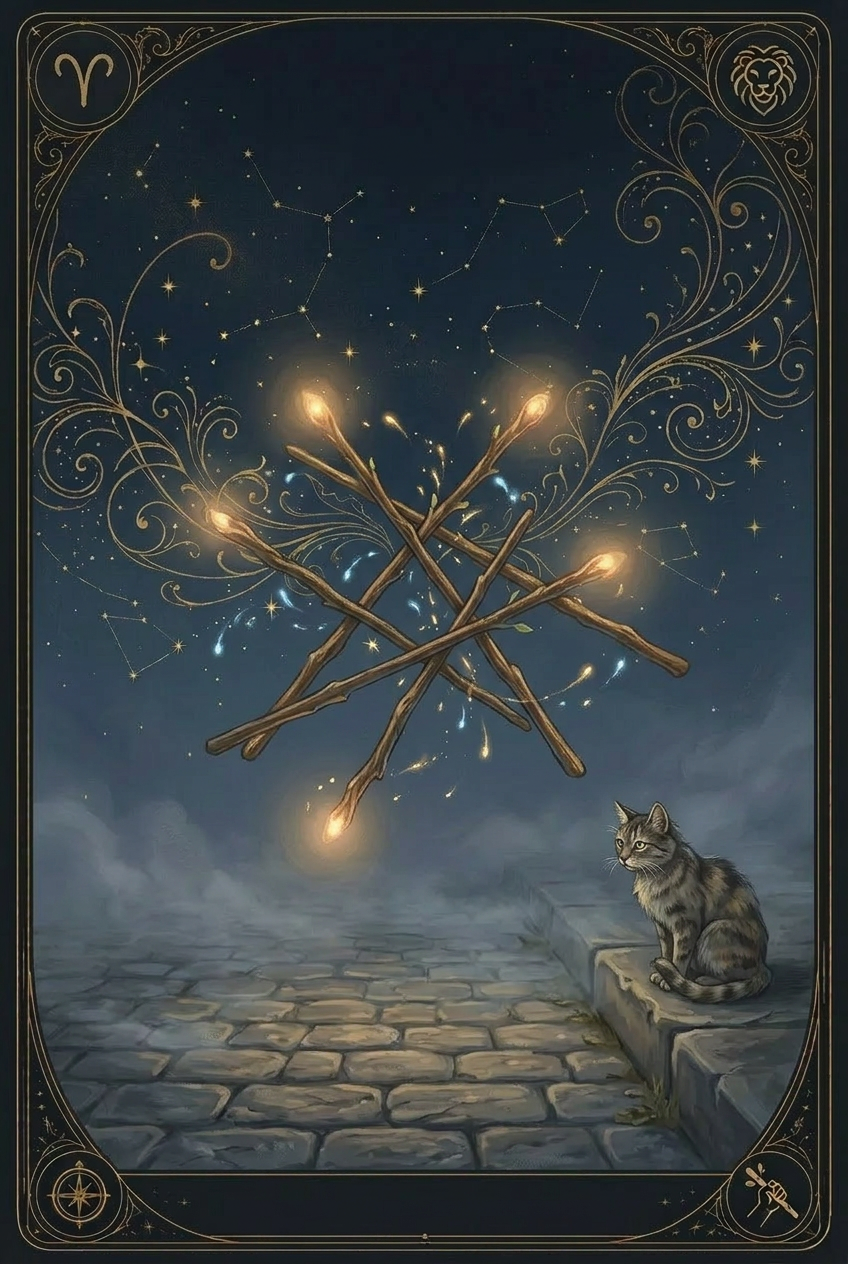 Five of Wands