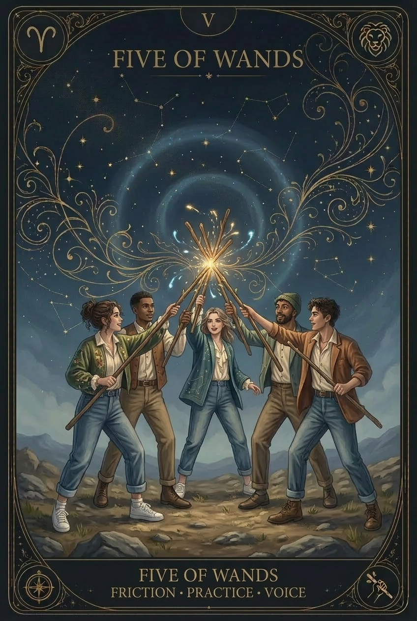 Five of Wands