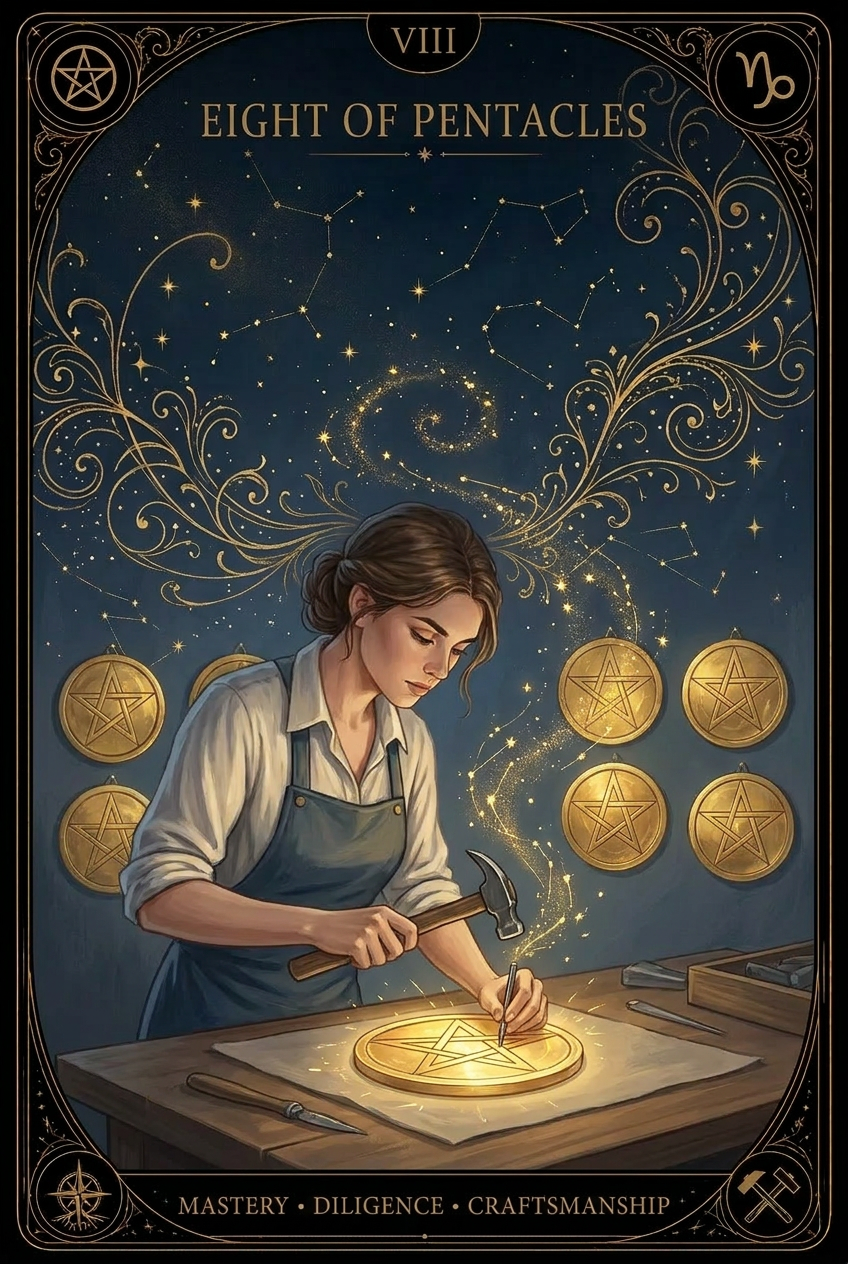 Eight of Pentacles