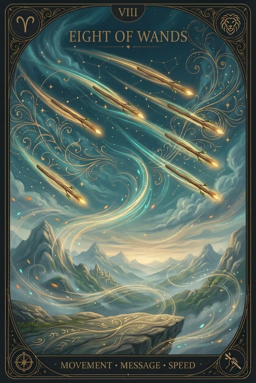 Eight of Wands
