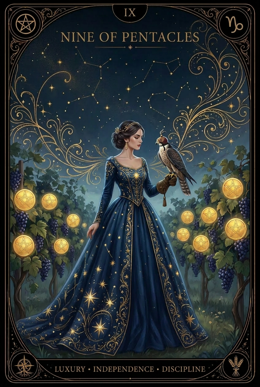 Nine of Pentacles
